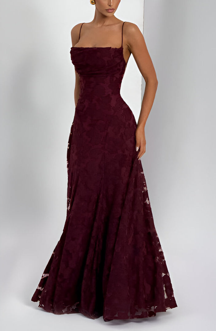 Francisa – Rochie Maxi de Damă cu Corset din Dantelă Elegant
