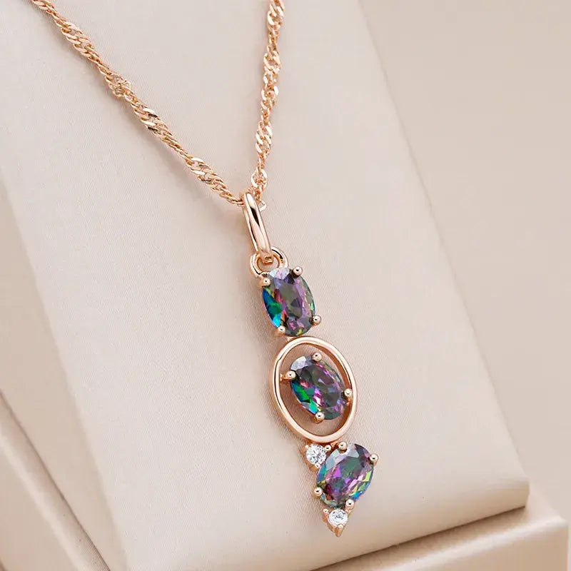 Colier elegant multicolor