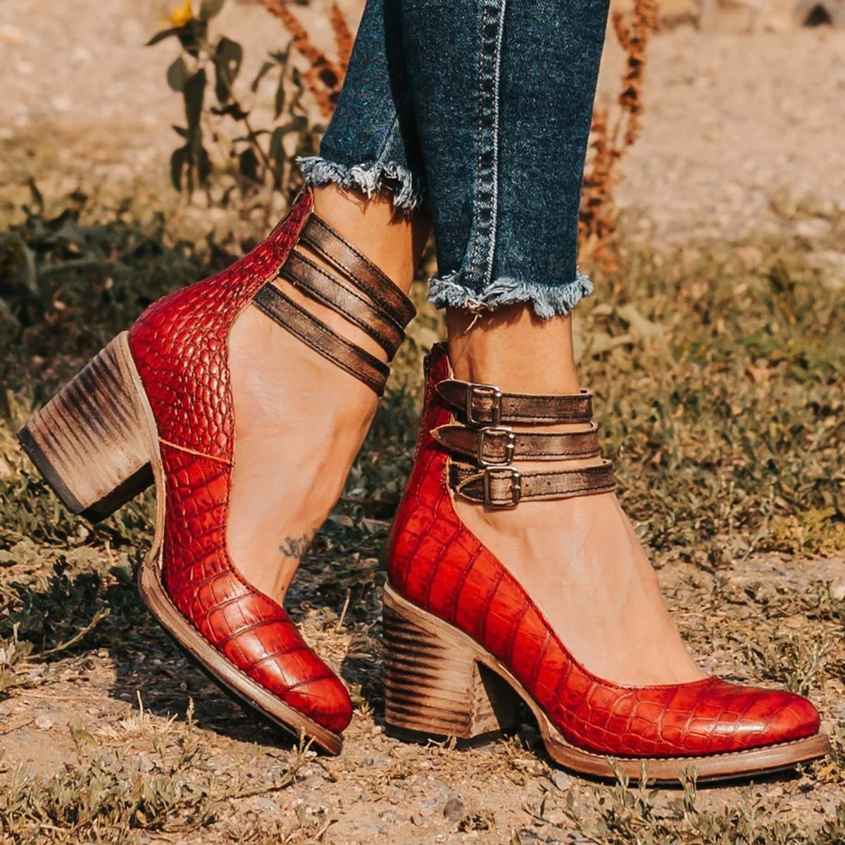 Maria – Pantofi cu Toc de Damă Eleganți din Piele Eco