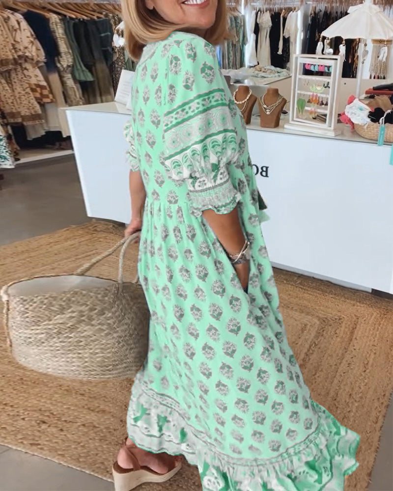Isla – Rochie de Damă Elegantă cu Decolteu în V