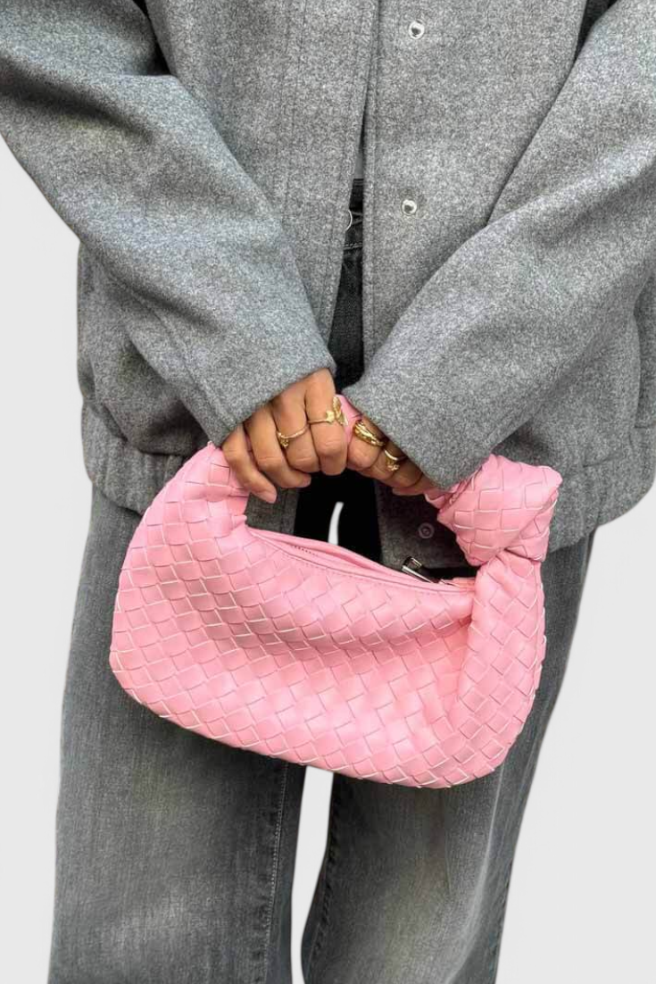 Geantă Mini Sage Woven