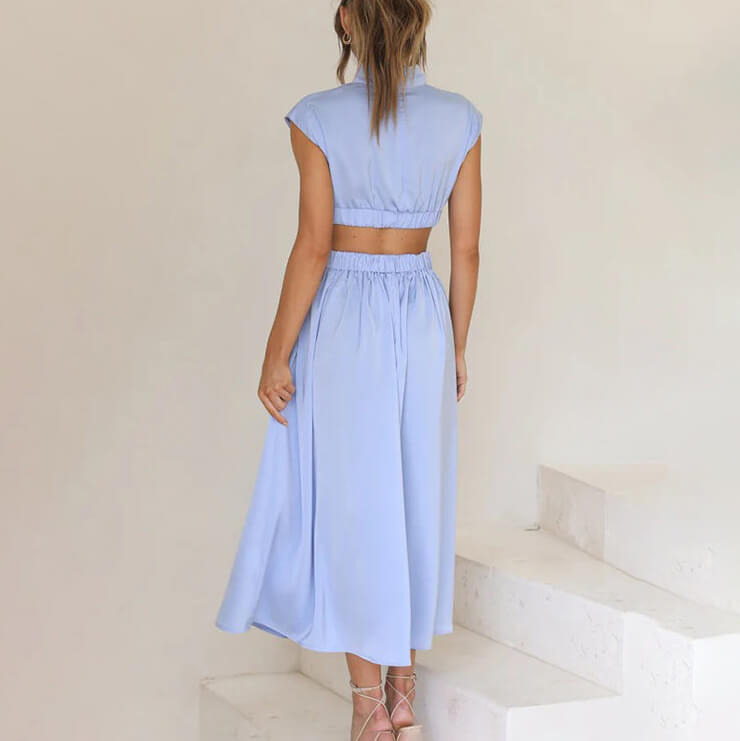 Emilia - Rochie elegantă cu decolteu adânc