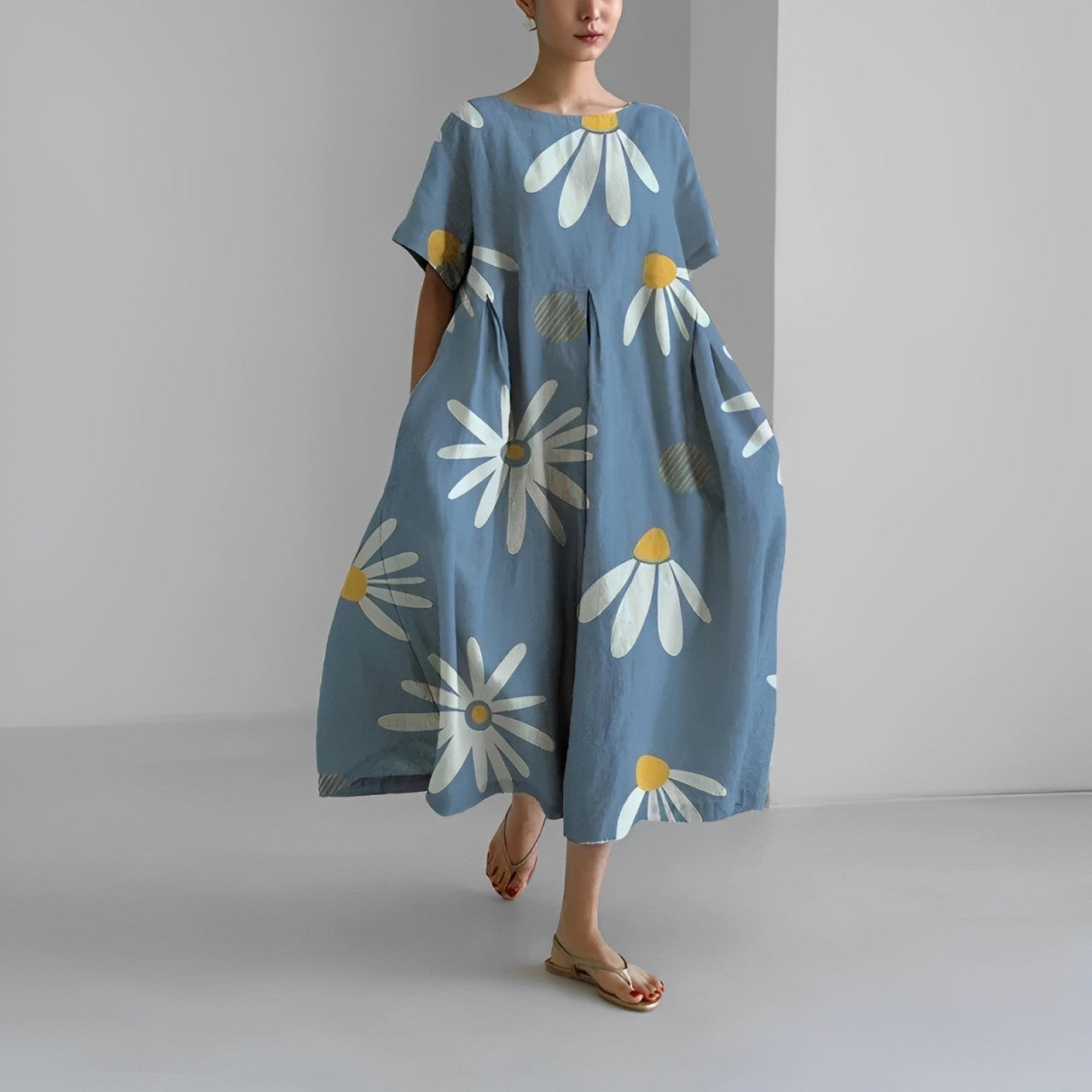 Flaurien – Rochie de vară damă, croială ajustată, material ușor și respirabil