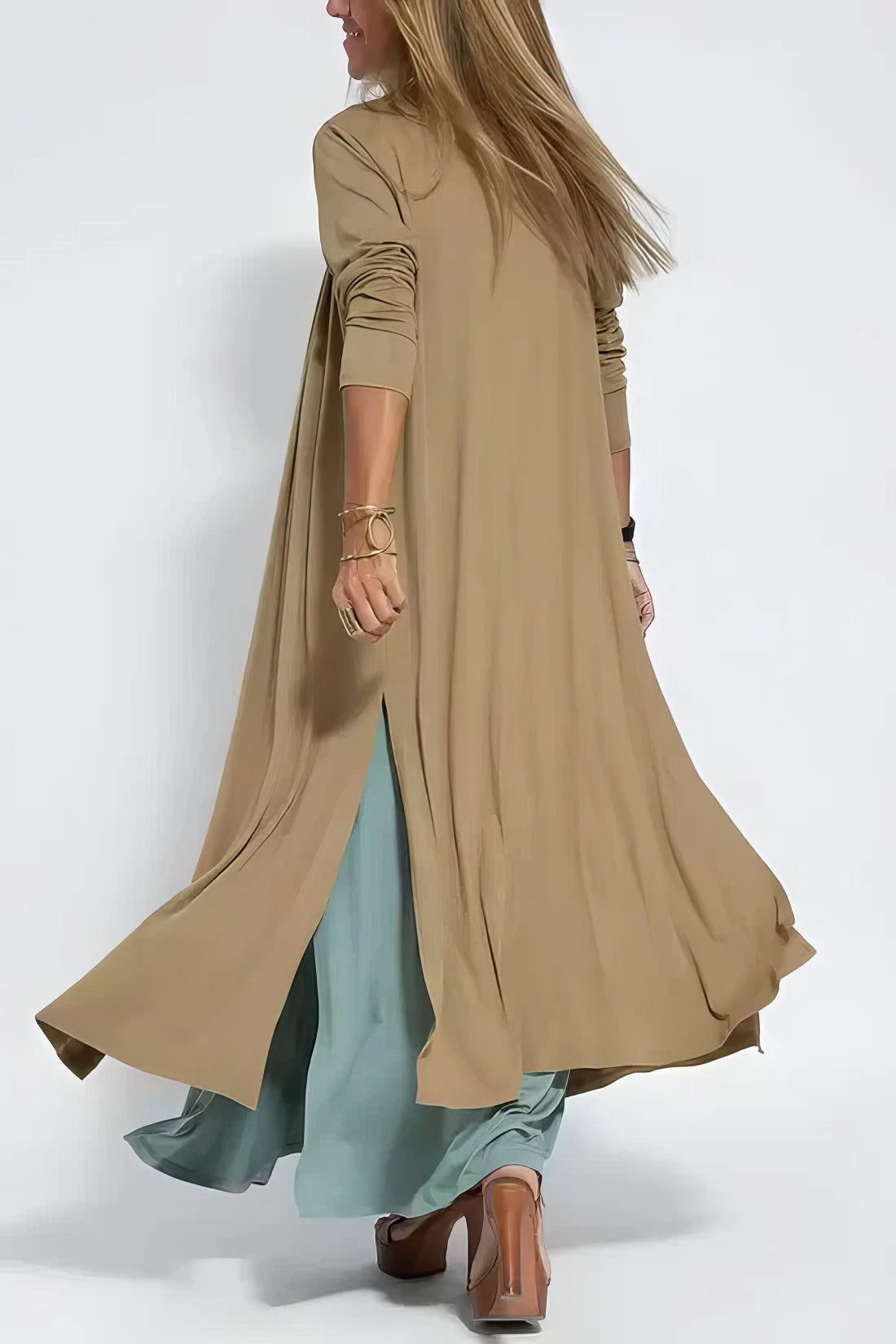 Renata | rochie lungă cu cardigan asortat