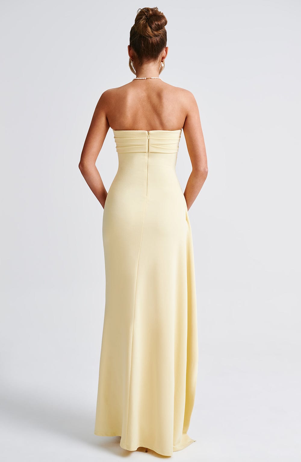 Pearson™ | Rochie maxi cu decolteu înalt