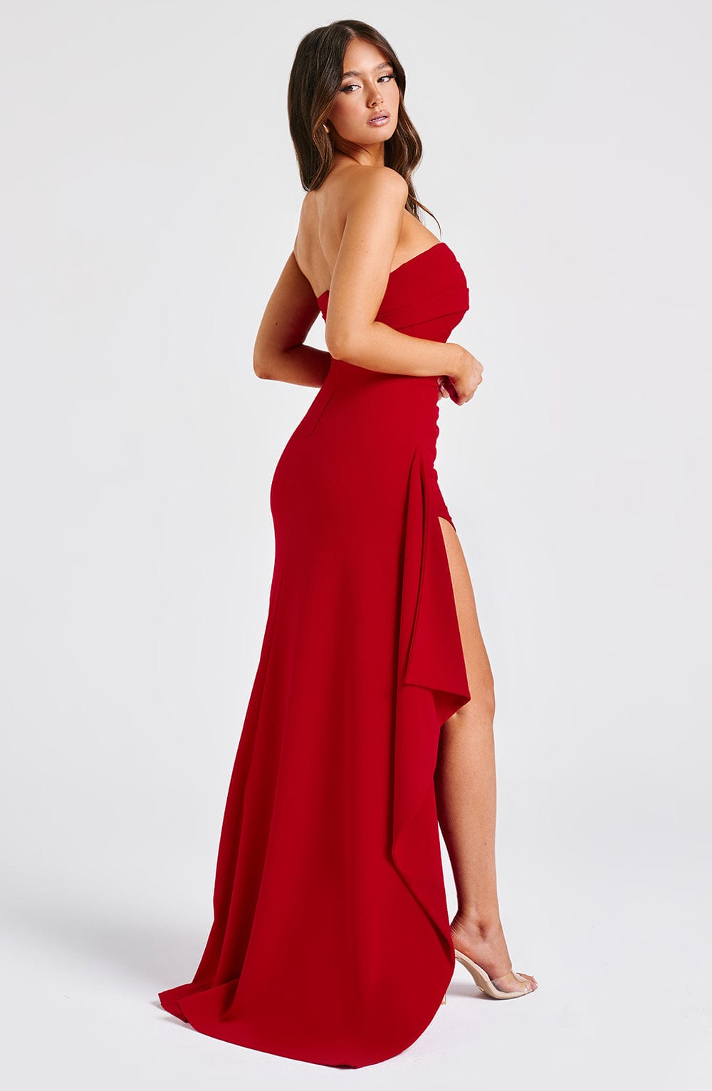 Pearson™ | Rochie maxi cu decolteu înalt