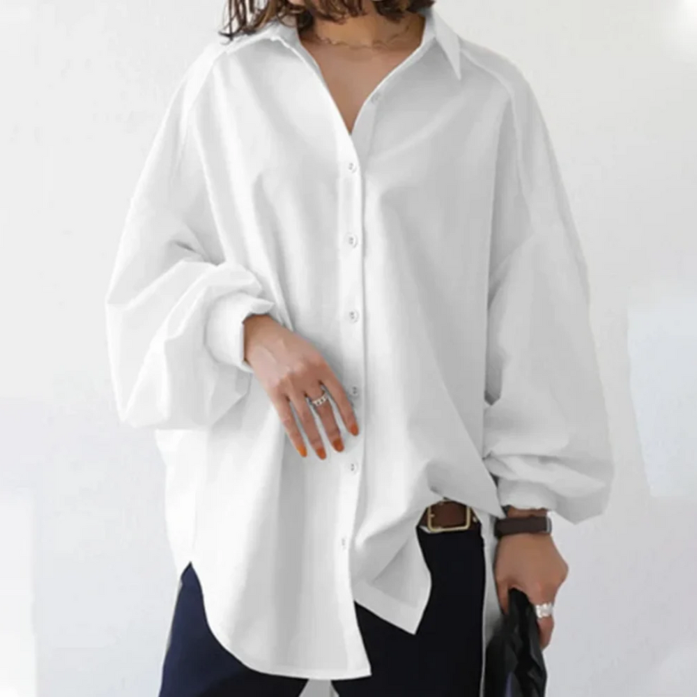 Zoey - Cămașă Oversized pentru un Look Chic de Birou